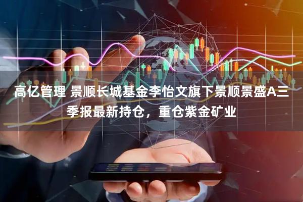 高亿管理 景顺长城基金李怡文旗下景顺景盛A三季报最新持仓，重仓紫金矿业